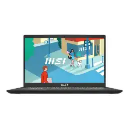 MSI Modern 15 B13M-256X - Conception de charnière à 180 degrés - Intel Core i7 - 1355U - jusqu'... (9S7-15H112-256)_5